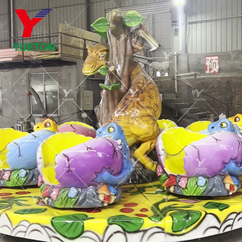Coffee Cup Ride Factory - Dinosaur Theme Carnival Riding Equipment