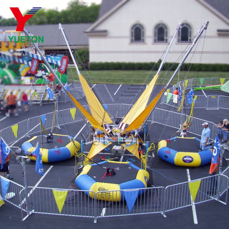 Bungee Trampoline Factory - Hot Sale Park Carousel Bungee Jump