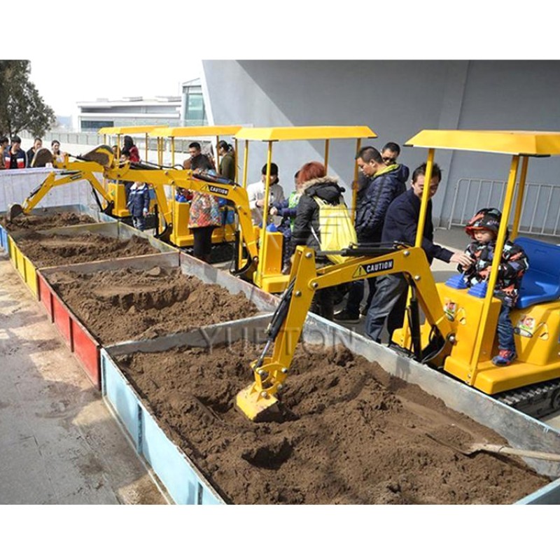 Mini Digger Machine Manufacturer - Attractive Kids Excavator Ride