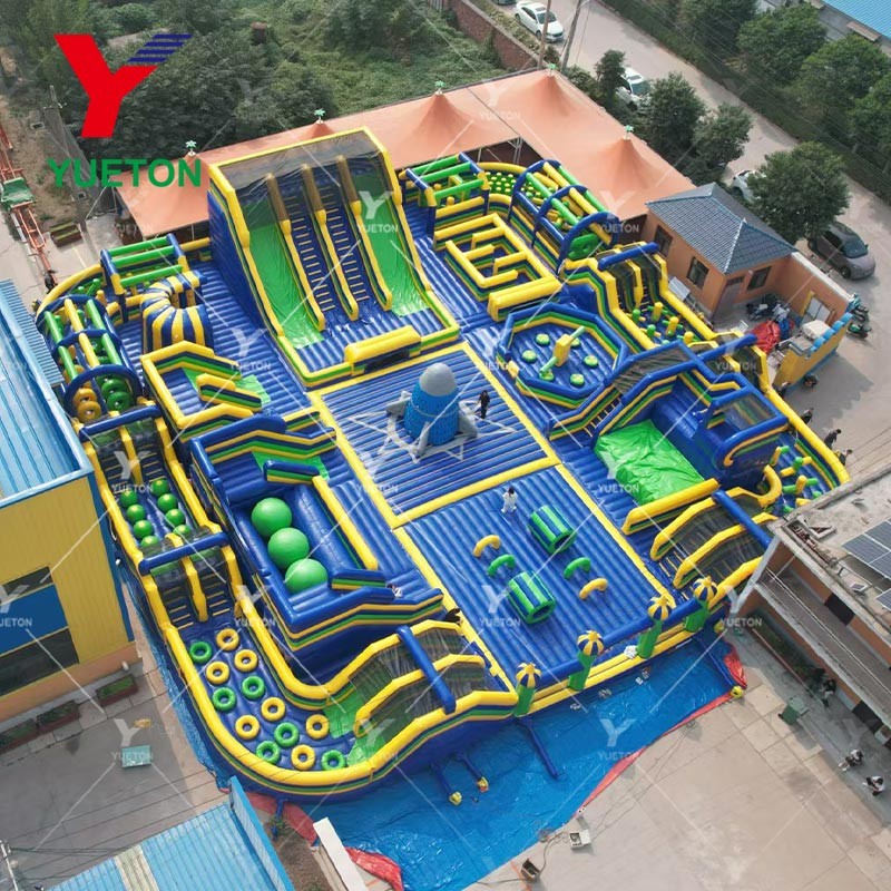 Inflatable Maze Factory - Giant Bouncing Bed Custom Park Planning