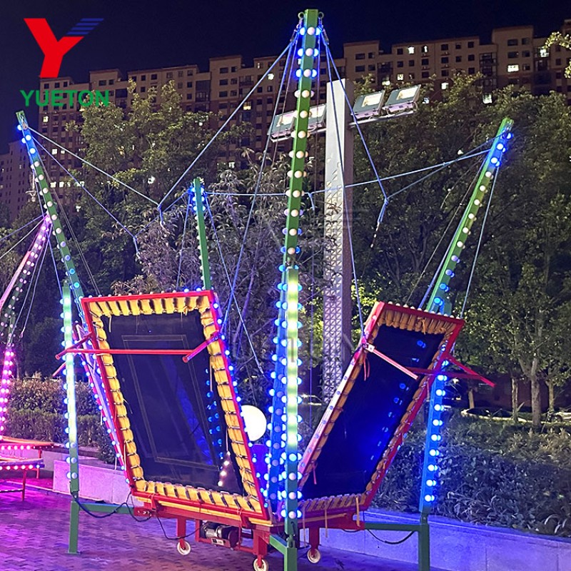 Bungee Trampoline Supplier - Portable 4 in 1 Jumping With Trailer