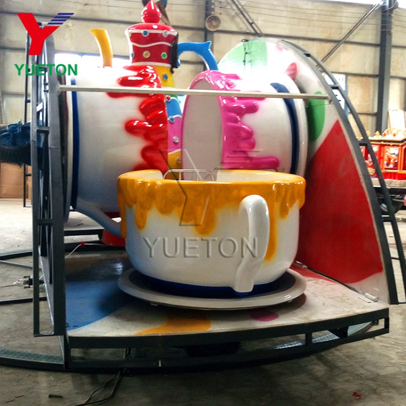 Tea Cup Ride Manufacturer - Fun Portable Trailer Mounted Attraction