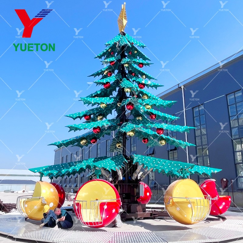Christmas Tree Ride Factory - Factory Direct Outdoor Rotary Carnival