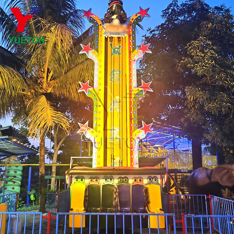 Frog Hopper Factory - Outdoor 6 Seats Jumping Kiddie Ride