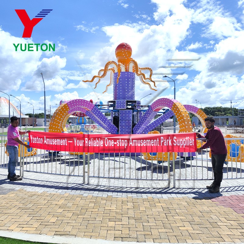 Octopus Ride Supplier - Theme Park Rotary Big Octopus Carnival