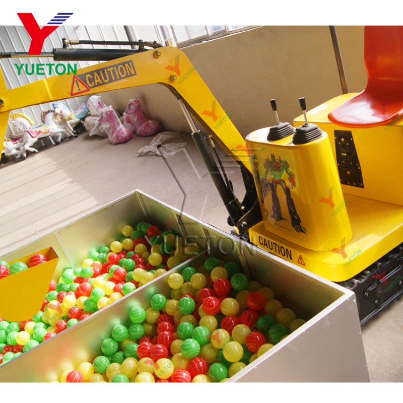 Mini Digger Machine Manufacturer - Attractive Kids Excavator Ride