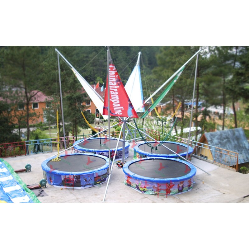 Bungee Trampoline Factory - Hot Sale Park Carousel Bungee Jump