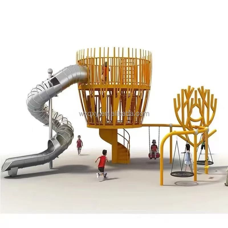 Educational Slide Manufacturer - Easy to Clean Educational Stainless