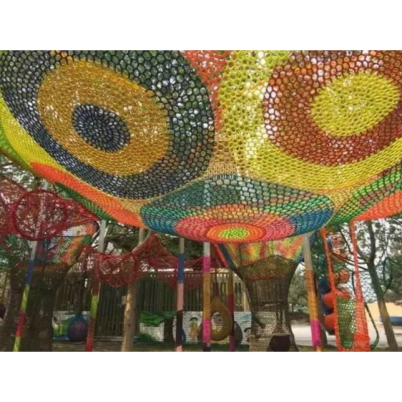 Playground Equipment Factory - Large Indoor Soft Rope Course Maze