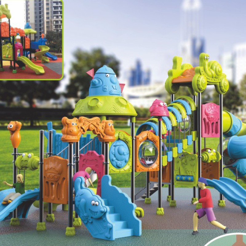 Playground Slide Supplier - Hot Sale Commercial Plastic Play Ground