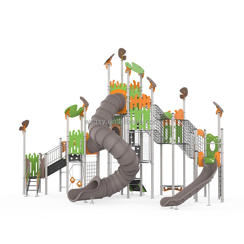 Plastic Slide Supplier - 2025 New Design Outdoor Commercial Tube