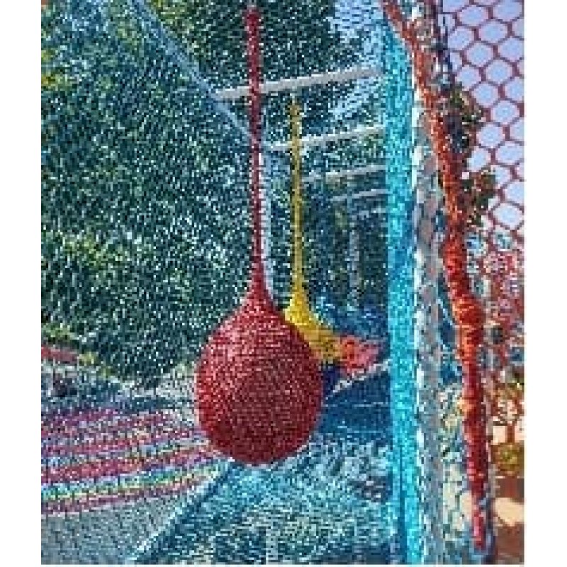 Climbing Net Manufacturer - High Quality Custom Red Knitted Rope