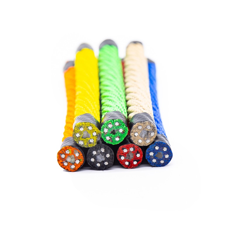 Amusement Rope Manufacturer - High Strength 16mm Polyester Steel Core
