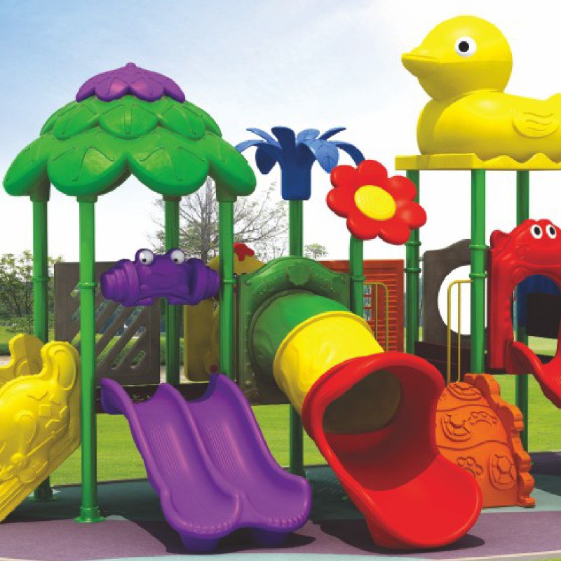 Playground Slide Factory - Kids Outdoor Forest Theme Plastic Slide
