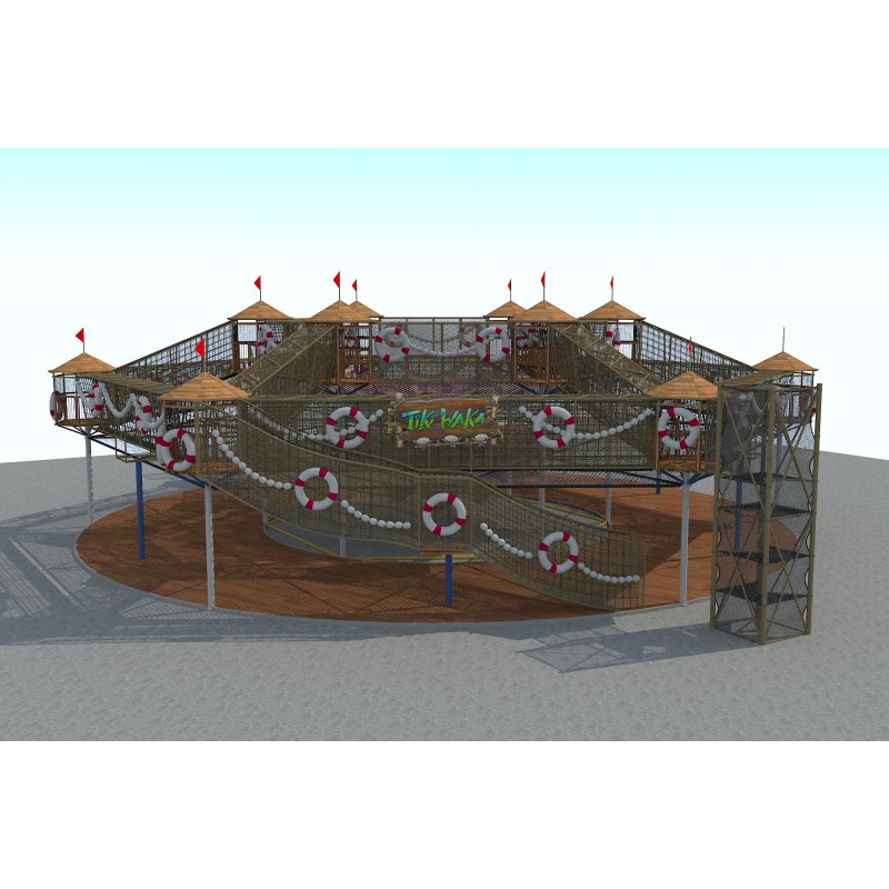 Climbing Net Manufacturer - High Quality Crocheted Rainbow Honeycomb