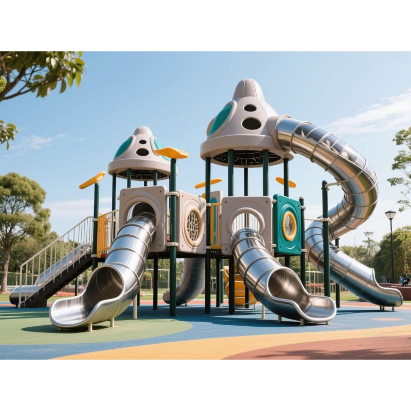 Playground Set Factory - Commercial Stainless Steel Plastic
