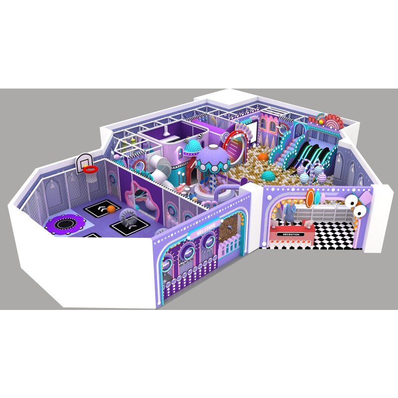 Commercial Playground Supplier - Popular Indoor Children's Soft Playground