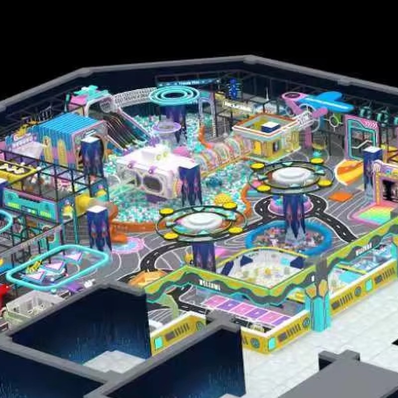 Eco-Friendly Playground Factory - Eco-friendly Indoor Play Center Wooden