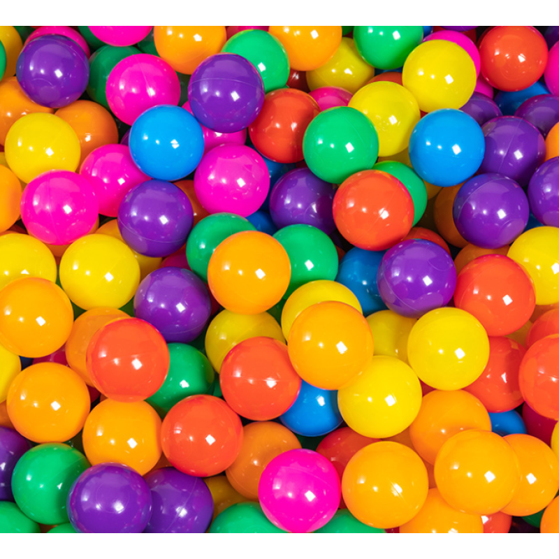 Ocean Ball Supplier - Mixed Color Thickened 8cm Macaron Ocean