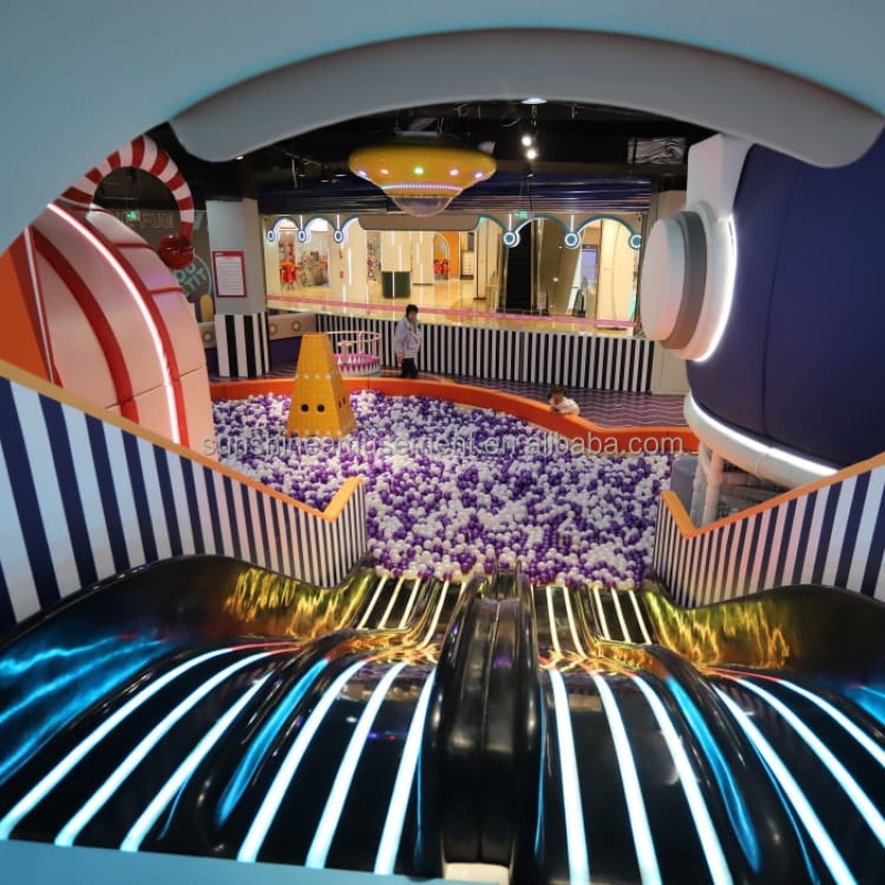 Indoor Playground Equipment Supplier - Factory Price Slide Ball Pit