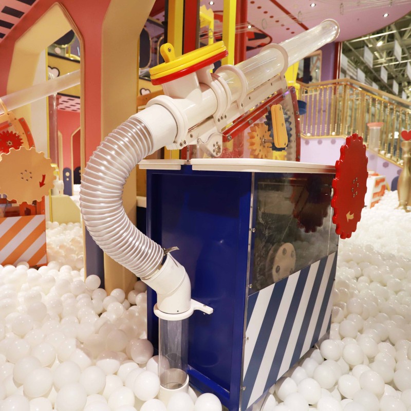 Mechanical Ball Pit Factory - Science Exhibit Toddler Soft Play