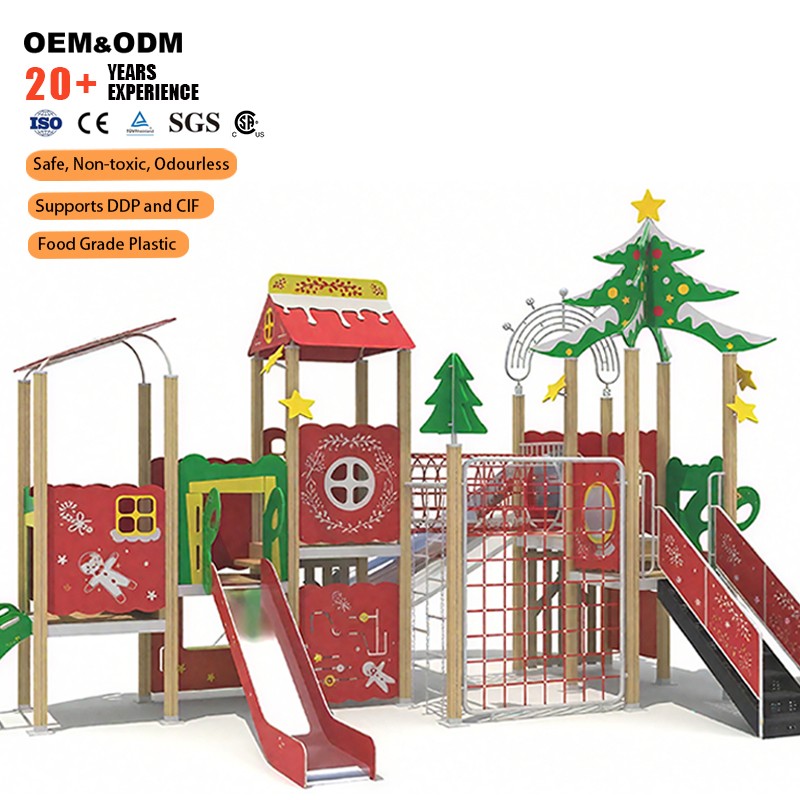 Outdoor Playground Supplier - New Design Tree House Theme Park