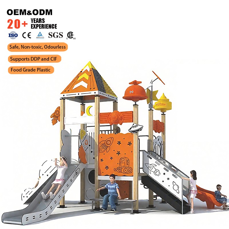 Playground Set Manufacturer - Outdoor Playground with Swing Slide