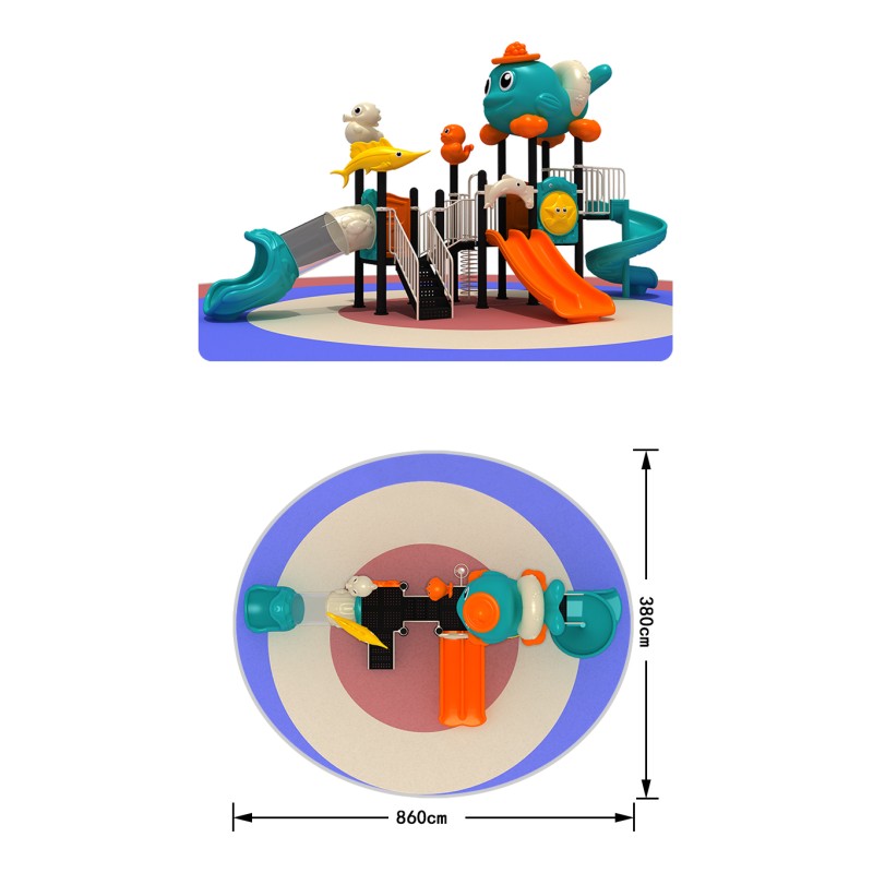 Slide Manufacturer - Customized Color Large HDPE Plastic