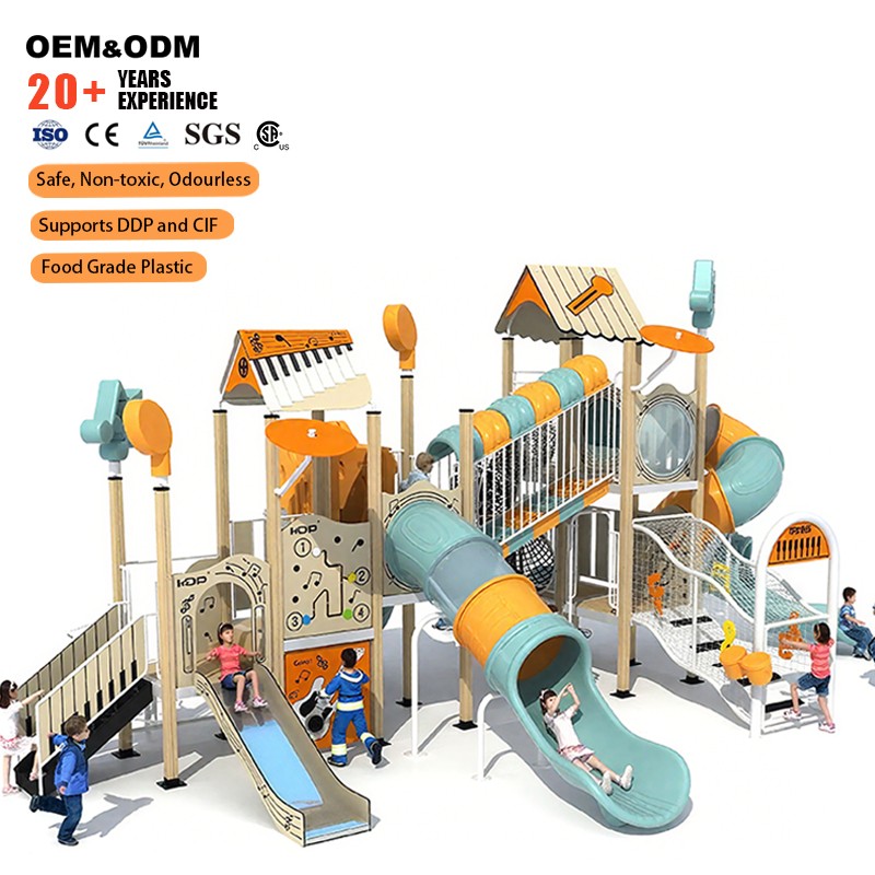 Amusement Park Factory - Factory Commercial Wood Plastic Slide