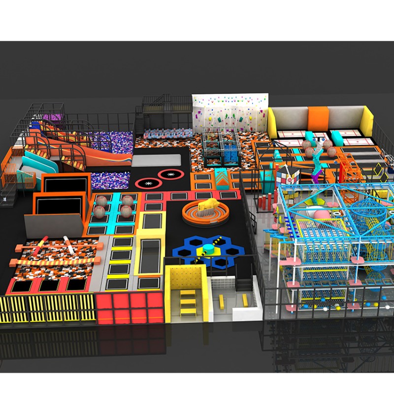 Trampoline Park Supplier - Indoor Children's Trampoline Park