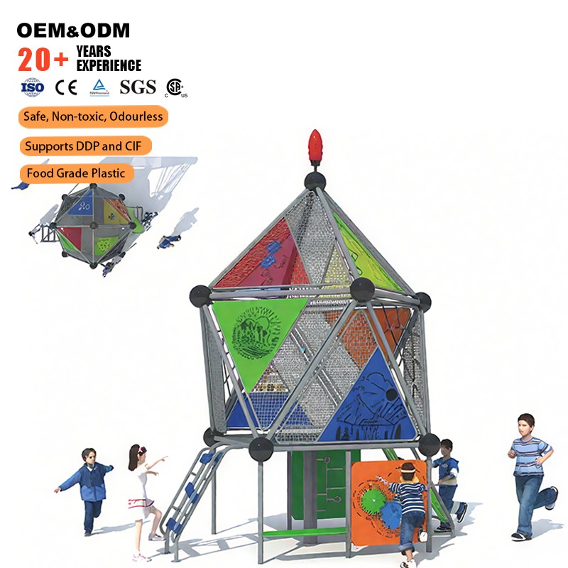 Playground Set Manufacturer - Custom Space Theme Two Floors