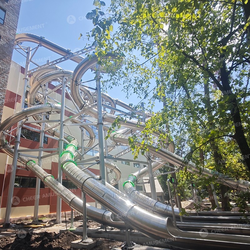 Stainless Steel Slide Supplier - Outdoor 304 Stainless Steel Slide LED