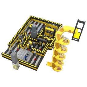 Inflatable Park Manufacturer - 1000 SQFT Indoor Sports Inflatable Park