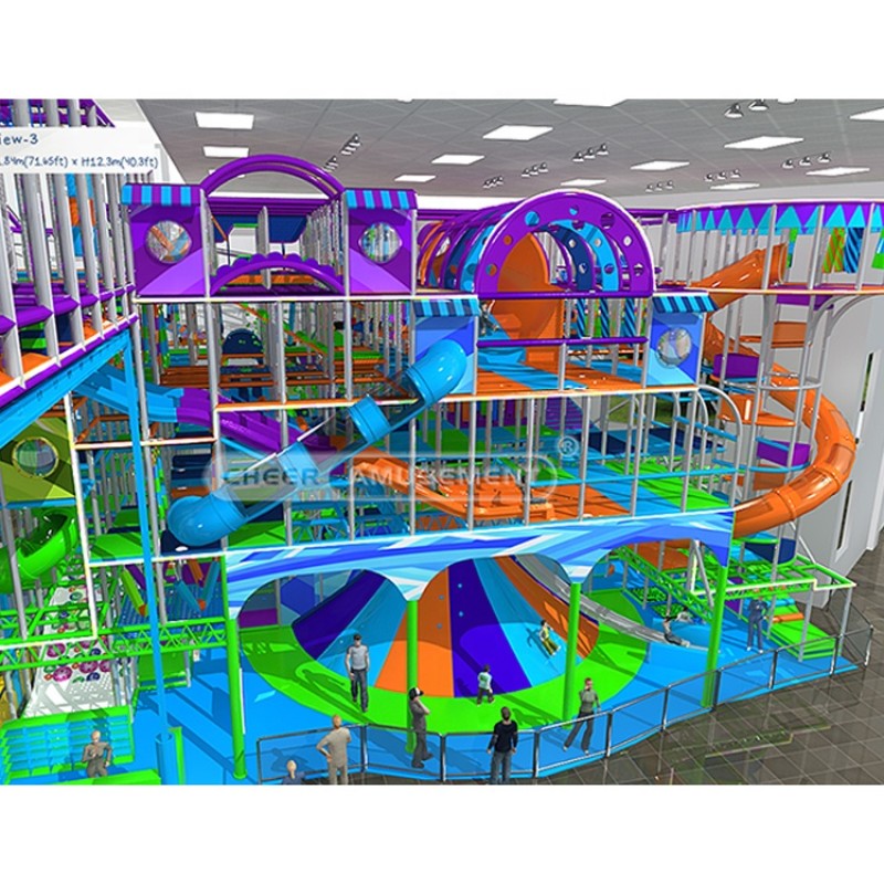 Indoor Playground Factory - One-Stop Service 12.3m High Playland