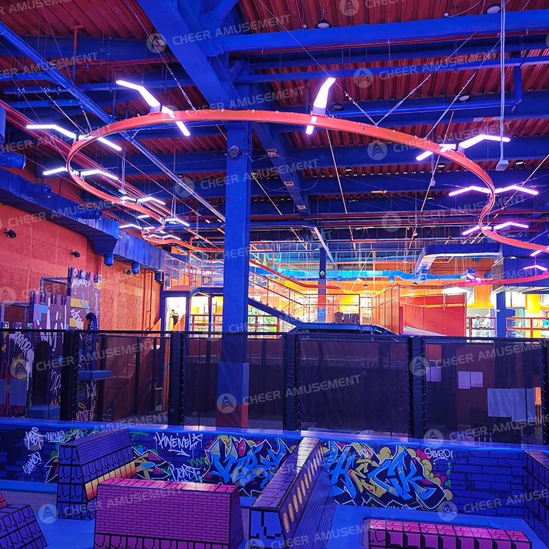 Indoor Trampoline Park Factory - Commercial Family Sports Center