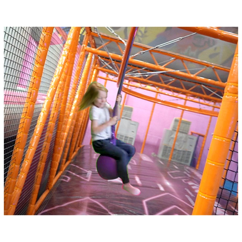 High Rope Course Factory - Adventurous Indoor High Rope Zip Line