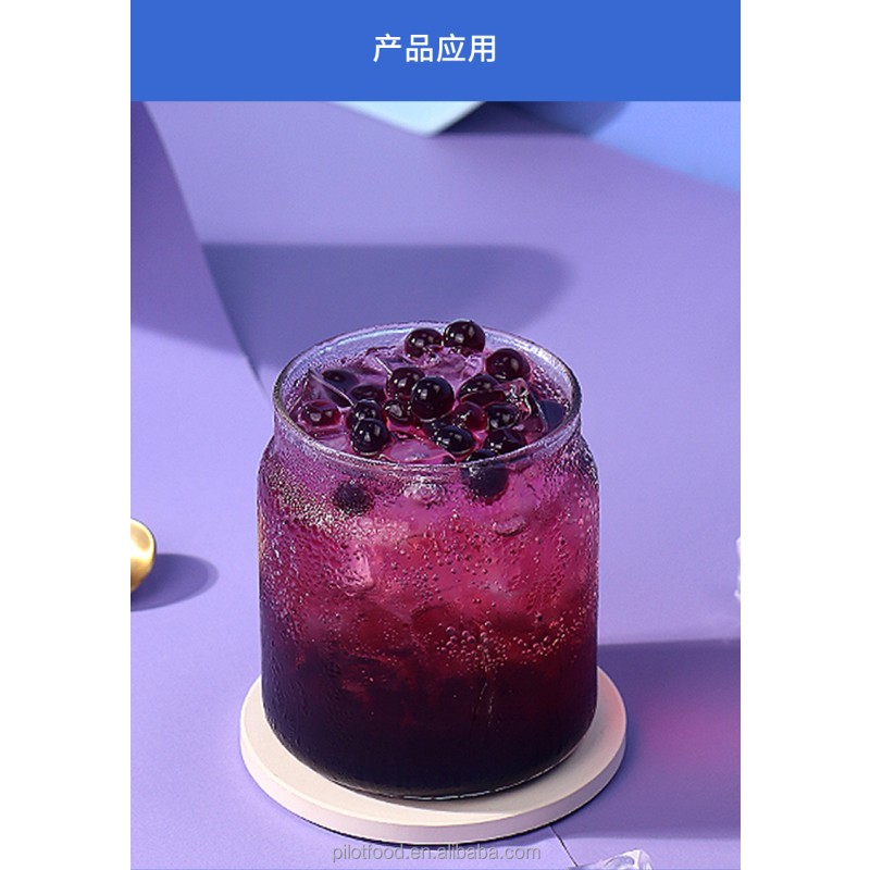 Factory Floor Price Sale 2.5kg High Quality Blueberry Jam Concentrated Fruit Jam Juice Boba Bubble Tea Shops