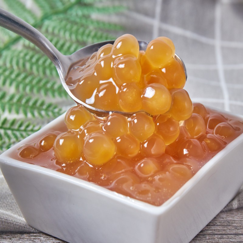 Best Price Wholesale Price Brown Tapioca Pearls Black Pearl Tapioca Halal Boba Pearls