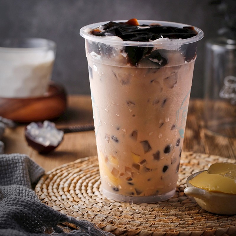2025 Hot Selling Best Price Wholesale High Quality Bubble Tea Ingredients Supplier Boba Tea Instant Brown Black Tapioca Pearls