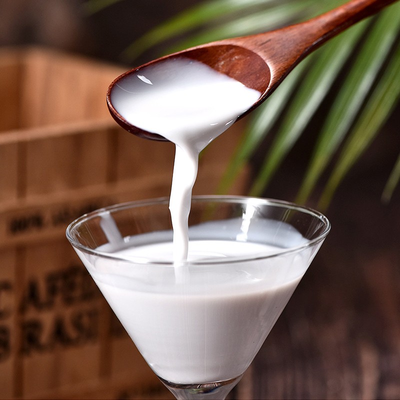 Coconut Latte Milk Tea Coconut Water Concentrate Milk Tea Raw Material Plain Thick Coconut Milk
