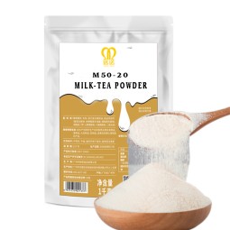 Milk Tea Raw Material Factory Wholesale All Kinds of Milk Tea Auxiliary Creamer Plant Fat Final Boba Milk Tea Powder