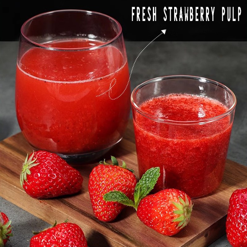 2025 Factory Hot Selling Strawberry Concentrate Syrup Strawberry Pulp Jam Bubble Tea Drinks for Coffee Shops