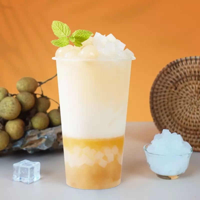 Fruit Milk Bubble Tea Drink Store Exclusivespecial Jam Fruit Milk Syrup Longan Fruit Puree for Boba Milk Tea Longan Molasses