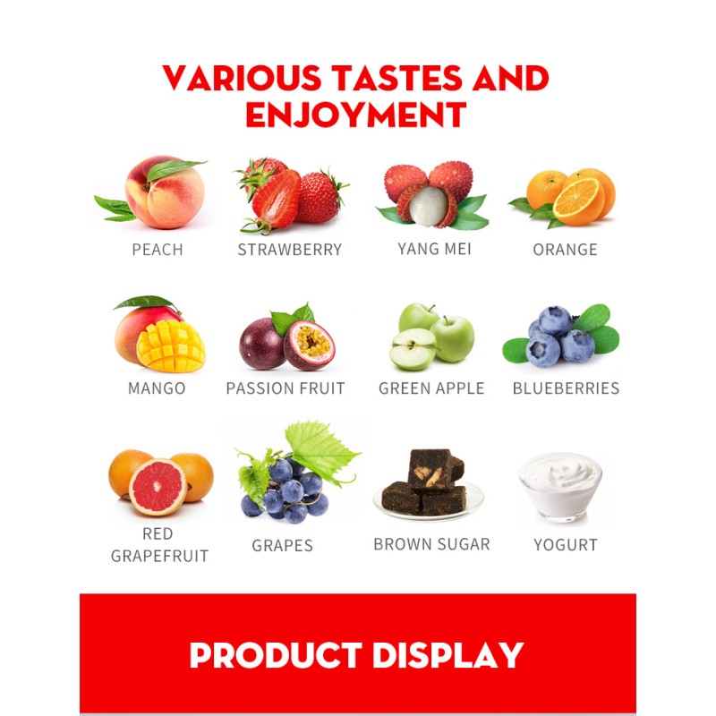 Factory Reserve Price Wholesale 3.1kg New Fruit Flavor Strawberry Popping Boba Pearls Bursting Boba for Bubble Tea