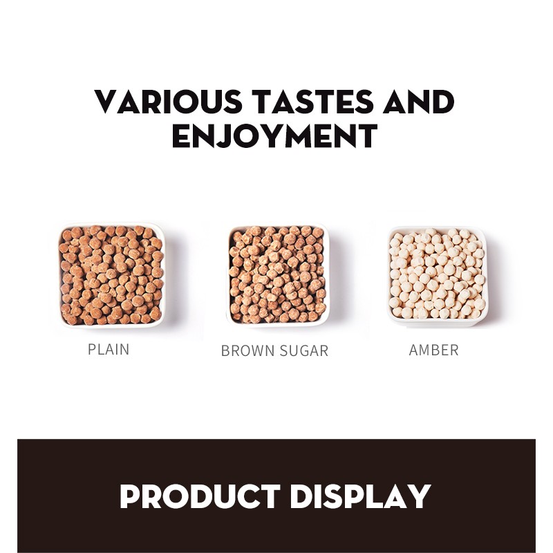 2023 Hot Selling Taiwan Milk Tea Boba Bubble Tea Ingredients Halal Tapioca Pearls Bubble Tea Bobas