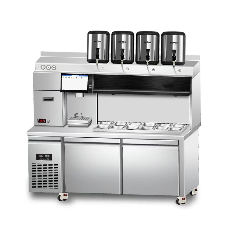 Factory Reserve Price Wholesale Stainless Steel Auto Milk Tea Machine Tea Beverage Shops Restaurants Essential Equipment Shops