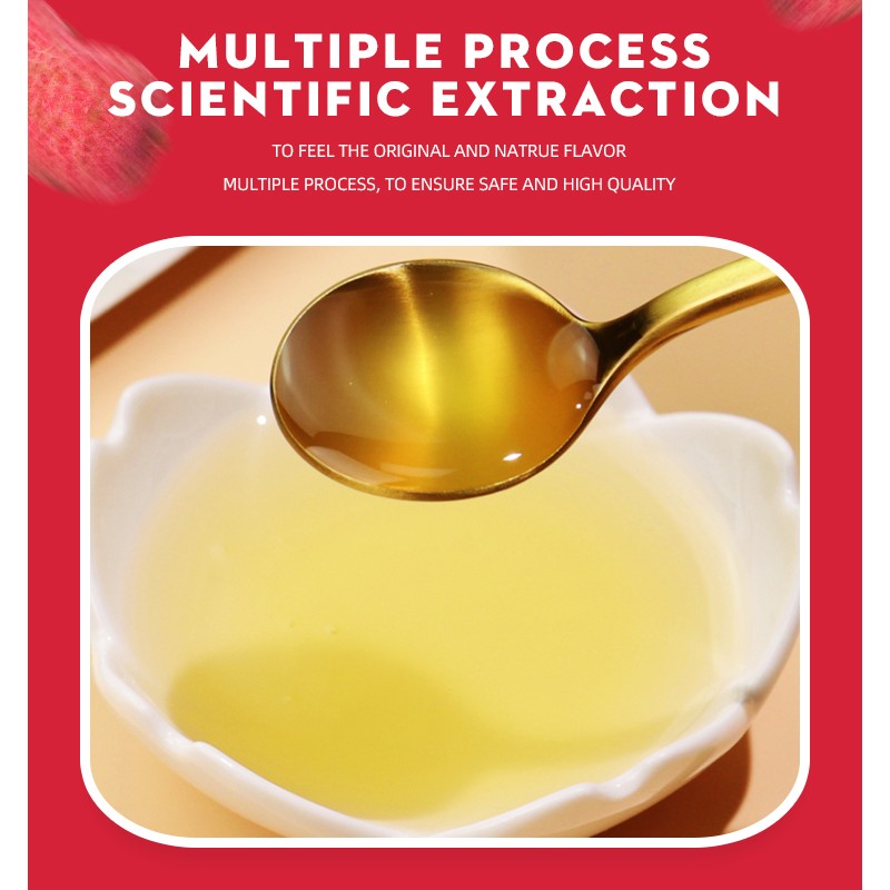 2025 Taiwan Wholesale Litchi High Quality Best Price Supply Vendors Halal Lychee Juice Concentrate Syrup