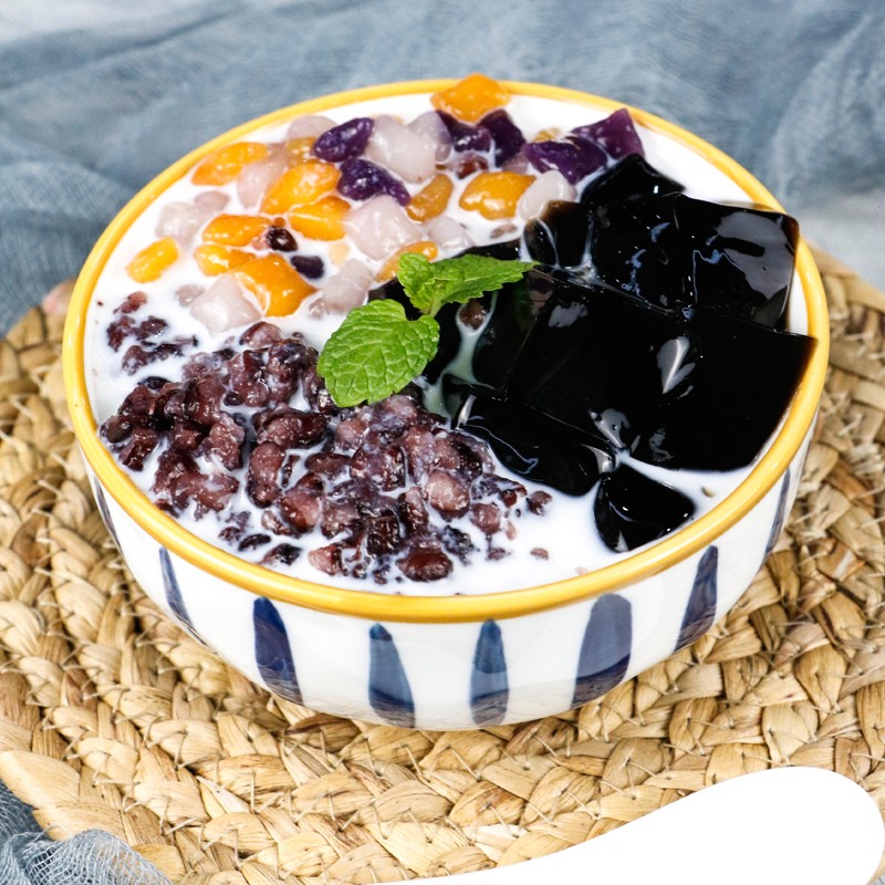 1 kg Vanilla Jelly Powder As Dessert Pearl Milk Tea Beverage Adjuvant Grass Jelly Powder