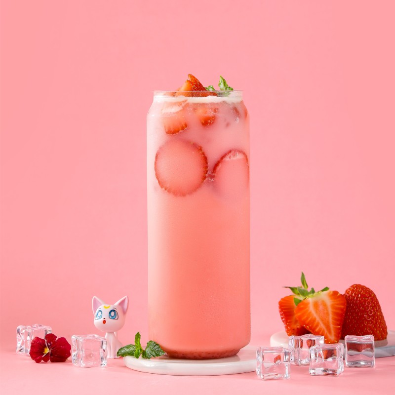2025 Factory Hot Selling Strawberry Concentrate Syrup Strawberry Pulp Jam Bubble Tea Drinks for Coffee Shops