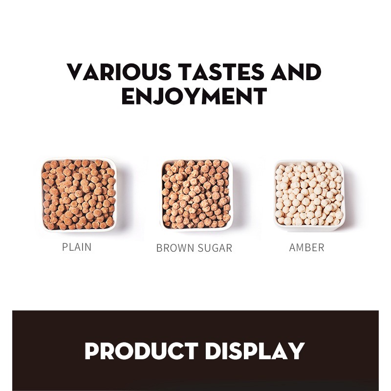 Halal Bubble Tea Ingredients Supply Vendors Wholesale High Quality Brown Sugar Tapioca Pearls Taiwan Bubble Tea Bobas Balls